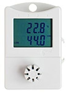 2-Kanal Daten-Recorder / Daten-Logger zur Erfassung von Temperaturen, relativer Feuchte und Taupunkt (integ. Sensor)