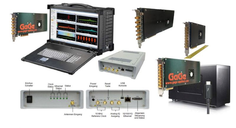 AWGs, broadband dowconverters, digitizers