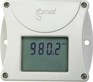 Ethernet Messwandler mit internem Sensor für Luftdruck und Display